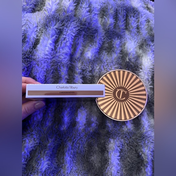 Charlotte Tilbury Beautiful Skin Sun-Kissed Glow Bronzer 2 Medium Moyen NIB - Picture 5 of 7